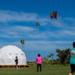 マリンカイト（海風で凧あげ）